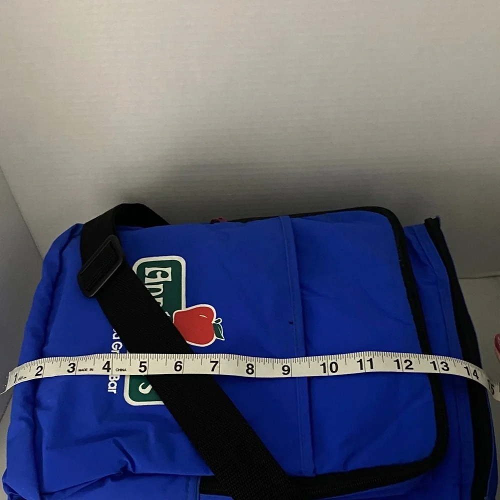 Vintage Applebee’s Cooler Bag 90s Blue Insulated